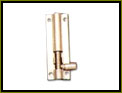 STEEL CASEMENT STAY CURLYTAIL IRON MONGERY