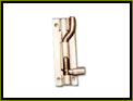 STEEL CASEMENT STAY CURLYTAIL IRON MONGERY