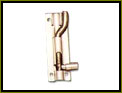 STEEL CASEMENT STAY CURLYTAIL IRON MONGERY