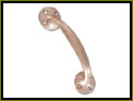 STEEL CASEMENT STAY CURLYTAIL IRON MONGERY