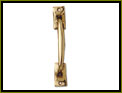 STEEL CASEMENT STAY CURLYTAIL IRON MONGERY