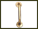 STEEL CASEMENT STAY CURLYTAIL IRON MONGERY